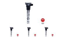4 x bobina de encendido NGK para AUDI, SEAT, SKODA, VW A3 8L, A4 B5, A4 B6, A4