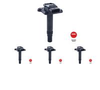 4 x bobina de encendido NGK para AUDI, SEAT, SKODA, VW A3 8L, A6 C5, A6 C6, A8