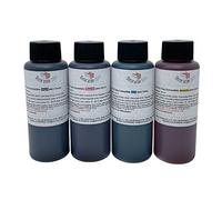 4 X Botellas de tinta comestible de 100ml para usar con impresoras Canon. Bramacartuchos, envío desde Madrid