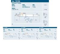 4 x Bujía de precalentamiento FAE para FORD C-MAX I, FIESTA Furgon/hatchback