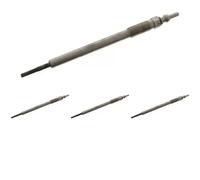 4 x Bujía de precalentamiento FEBI BILSTEIN para CITROËN, FIAT, MITSUBISHI,