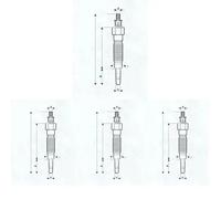 MAGNETI MARELLI 062900064304 Bujía de precalentamiento