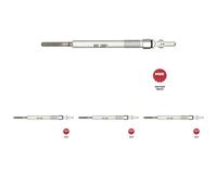 4 x Bujía de precalentamiento NGK para ALFA ROMEO, FIAT, FORD, LANCIA, OPEL,
