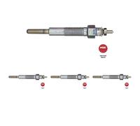 4 x Bujía de precalentamiento NGK para ASIA MOTORS, FORD, MAZDA 626 II, 626