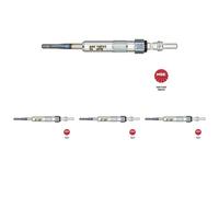 4 x Bujía de precalentamiento NGK para AUDI, CHRYSLER, SEAT, SKODA, VW A2, A3,