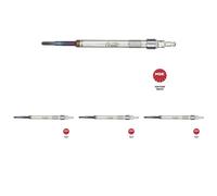 4 x Bujía de precalentamiento NGK para AUDI, MITSUBISHI, SEAT, SKODA, VW A3 8P,
