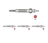 4 x Bujía de precalentamiento NGK para MITSUBISHI DELICA, L 300 II, L 300 III,