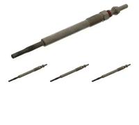 4 x Bujía de precalentamiento SWAG para CITROËN, DS, FORD, MAZDA, OPEL, TOYOTA