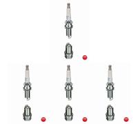 NGK Bujía de encendido BKR6EZ (Ref. 4619) – Níquel, supresión 5 kOhm, llave 16 mm