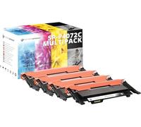 4 x CLT-407 CLT-409 Tóner compatible con Samsung CLT-4072S K4072S C4072S M4072S Y4072S Samsung CLT-409S para CLP-320 CLP-325 CLX-3180 CLX-3185