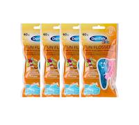 4 x DenTek Fun Flosser Kids para niños con sabor a frutas silvestres