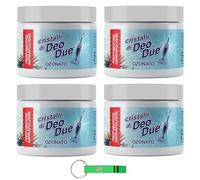4 x Desodorante Due - Cristalli Profumatore Per Aspirapolvere Ozonato - Ambientador para aspiradora - Cristalli Profumatore - Ambientador de 500 g + llavero Beni Culinari gratis