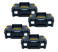 4 x Dewalt DWST1-70703 TStak II Caja de Almacenamiento de Herramientas Eléctricas 13,5L T-STAK Case