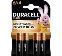 4 x Duracell AA+ Power Boost hasta un 150% de duración extra (1 blíster de 4 baterías) 4 pilas Stylus (LR6/MN1500)