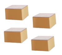 4 x Elevadores for Muebles, Elevadores for Muebles Autoadhesivos, Elevadores for Cama, Pies de Suelo, Elevadores for Sillas, Añade Altura a los Sofás, Pies de Armario, Altura Ajustable, 70 mm de Diáme