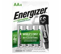 Pilas recargables Energizer 4 AA/HR6 2000 mAh ......