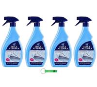 4 x Felce Azzurra Appretto Leggero Spray per Stira Veloce, ayuda de planchado ligeramente fortalecedor, planchado rápido, fragante, 750 ml + llavero Beni Culinari gratuito