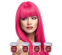 4 x La Riche Directions Semi-Permanent Hair Color 88ml Tubs - FLAMINGO PINK