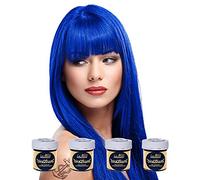 4 X La Riche Directions Semi-Permanent Hair Color 88ml Tubs - Midnight Blue