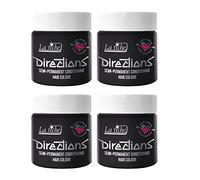 4 x La Riche Directions Semi-Permanent Hair Color Bote de 100 ml (Ebony)
