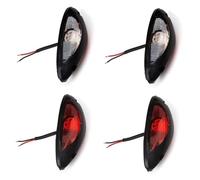 4 x lado vertical marcador rojo blanco LED luces 12 V 24 V para camiones chasis remolque caravana Camper van bus