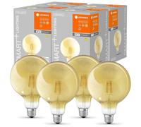 4 x Ledvance LED Smart+ Filamento Globo 6W = 53W E27 Oro 2400K Dimmable WiFi