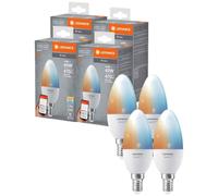 4 x Ledvance LED Smart+ Vela 4,9W=40W E14 Mate CCT 2700K-6500K Regulable WiFi