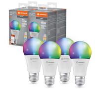 4 x Ledvance Smart LED Bombilla 14W=100W E27 RGBW WiFi 2700K-6500K Dimmable