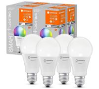 4 x Ledvance Smart LED Bombilla A60 9,5W=75W E27 RGBW 2700K-6500K WiFi Dimmable