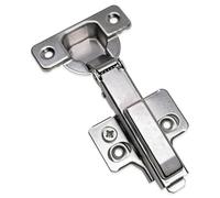 4 X Mprofi MT® Bisagras Automáticas con Cierre Automático-Bisagras de Armario-Bisagras-Bisagras de Puerta-Bisagras de Cazoleta-Bisagras para Muebles-Clip de Esquina con Tope de 110° Ø35mm