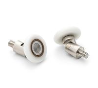 4 x puerta deslizante de ducha rodillos/corredores/ruedas 19 mm, 23 mm, 25 mm o 27 mm diámetro de la rueda por 5 mm de grosor lw029, 25 mm