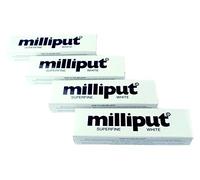 4 x Résine de Sculpture Superfine Blanc. Idéal pour modeler, sculpter et restauration. (x1018 C) Livraison gratuite au Royaume-Uni