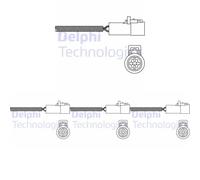 4 x Sonda lambda DELPHI para ASTON MARTIN, FORD, JAGUAR, MAZDA DB10, DB9
