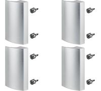 4 x SOTECH manilla para puerta de balcón SEJA II aluminio color plata 85 x 40 x 20 mm manilla para puerta de patio