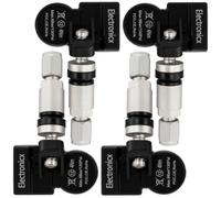 4 x TPMS Sensor Monitor Presion Neumatico Coches Medidor Ruedas, compatible con 718 911 991 GT3 Cayenne Sensor de Control de Presion OENumero 5Q0 907 275 / 5Q0 907 275 B / 9A7 907 275 02 hasta 300km/h