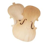 4 x Unfinished Violin Front Back Panel Kit for 4/4Violin Making