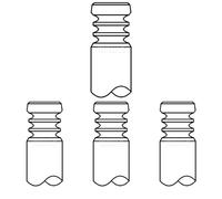 4 x válvula de admisión MAHLE para BMW, MINI, ROSENBAUER 1 E81, 1 E82, 1