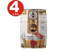 4 X WARSTEINER PILS 5 L Barril De Fiesta 4,8 % Vol.