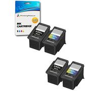 4 XL Cartuchos de Tinta compatibles para Canon Pixma MG4250 MG4150 MG3650 MG3550 MG3250 MG3150 MG2250 MG2150 MX455 MX475 MX515 MX525 MX535 MX375 MX395 MX435 | PG-540XL (PG540XL) CL-541XL (CL541XL)