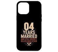 4 Years of Marriage & Still Haven't Killed Each Other Carcasa para iPhone 12 Pro MAX