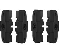 4 Zapatas de Freno para Magura Hs11/ Hs22/ Hs24/ Hs33 Alta Potencia de frenado 2 Pares de Zapatas de Freno Zapatas de Freno para Bicicletas, Negras, para Frenos de llanta hidráulicos