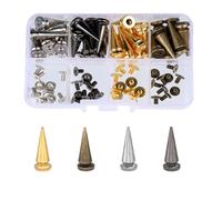 40-200pcs Riverios De Tapas Dobles Riverios De Botón Sujetadores Para Ropa Joyas Que Fabrican Botones Ropa Sujetadores
