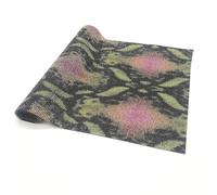 40 * 24cm patrón de leopardo pegamento malla cristal calcomanía Bling Rhinestone pegatina Diy cinta adhesiva accesorios decoración del teléfono coche(Color-M)