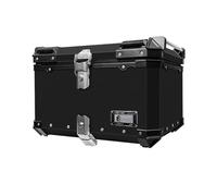 40/45/55L Baul Moto Aleación De Aluminio Caja Superior De Motocicleta Rígido Impermeable Maletero De La Moto Con Dos Cerraduras De Seguridad Resistente Y Duradero Fácil De Instalar Para Guardar Cascos