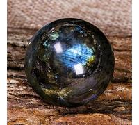 40/50/60 mm arco iris natural labradorita cuarzo esfera bola de cristal piedra lunar, 40 mm