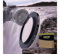 40.5mm a 46mm Adaptador de para Lente de cámara,Anillo Adaptador Paso hacia Arriba de Filtro de 40.5mm a 46mm,Compatible con Todos los Accesorios de Filtro de 46mm.Hecho de mecanizado CNC