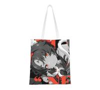 40,6 x 38,0 cm Bolsa de compras de lona con impresión de todos los roles, zona cenless Zero Impression For Daily Shopping Shoulder Bag , Physical-nekomiya, 40.6 X 38.0 cm
