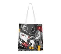 40,6 x 38,0 cm Canvas Totes Hand Shopping Bag With All Role's Print Zenless Zone Zero Impression For Daily Shopping Shoulder Bag , Fire-lucy, 40.6 X 38.0 cm