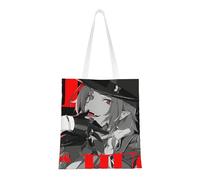40,6 x 38,0 cm Canvas Totes Hand Shopping Bag With All Role's Print Zenless Zone Zero Impression For Daily Shopping Shoulder Bag , Ice-Hugo, 40.6 X 38.0 cm