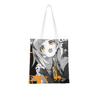 40,6 x 38,0 cm Canvas Totes Hand Shopping Bag With All Role's Print Zenless Zone Zero Impression For Daily Shopping Shoulder Bag , Fire-ju Fufu, 40.6 X 38.0 cm